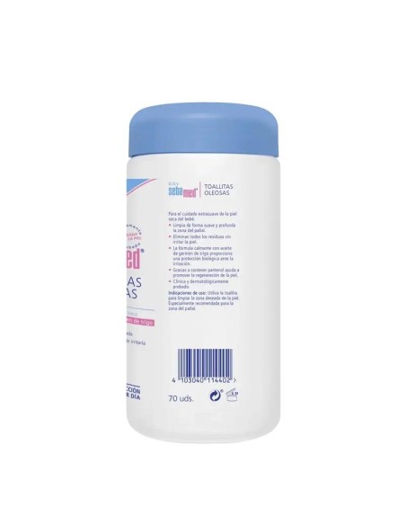 SEBAMED Baby Toallitas Oleosas 70 Unidades