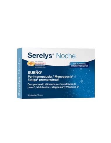 Serelys Noche Complemento Alimenticio, 30 cápsulas