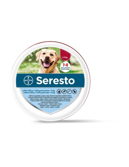 Seresto Collar Perros +8Kg Grande