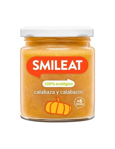 Smileat Tarrito Calabaza y Calabacín, 230 gr