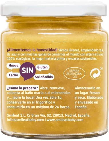 Smileat Tarrito Guisito de Alubias, 230 gr