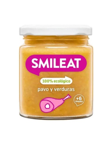 Smileat Tarrito Pavo con Verduras, 230 gr