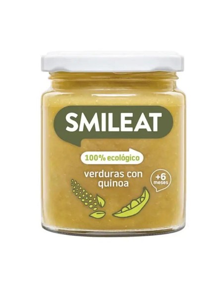 Smileat Tarrito Verduras con Quinoa Ecológico, 230 gr
