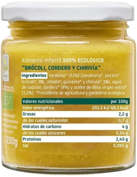 Smileat Tarrito Verduras con Quinoa Ecológico, 230 gr