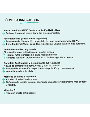 Suavinex Crema Facial Antipolución SPF 30, 50 ml