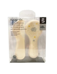 Suavinex Set Cepillo y Peine, Color Blanco