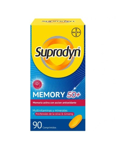 Supradyn Memory 50+, 90 comprimidos Recubiertos
