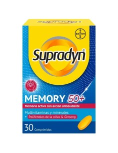 Supradyn Memoy 50+ Años 30 comprimidos 2