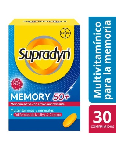 Supradyn Memoy 50+ Años 30 comprimidos
