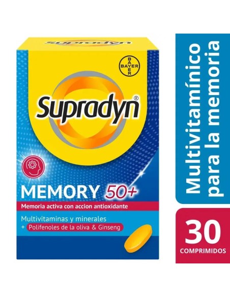 Supradyn Memoy 50+ Años 30 comprimidos