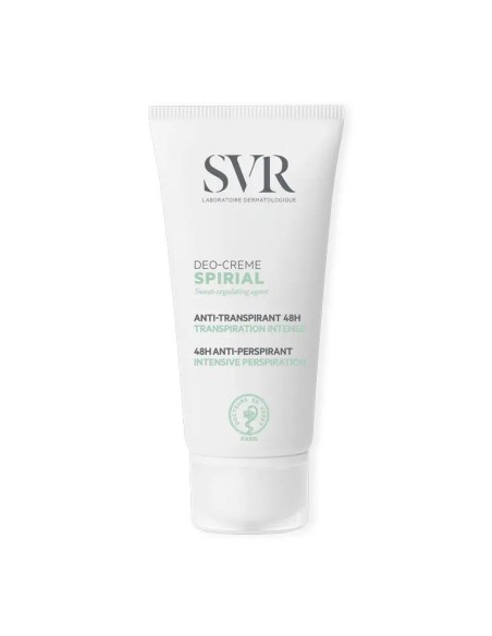SVR Spirial Crema Desodorante Antitranspirante 48H, 50 ml