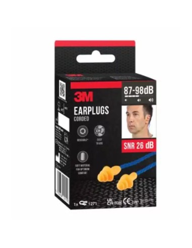 Tapones Oídos 3M Reutilizables Agua 2Ud
