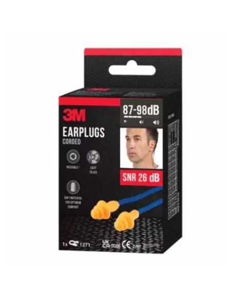 Tapones Oídos 3M Reutilizables Agua 2Ud