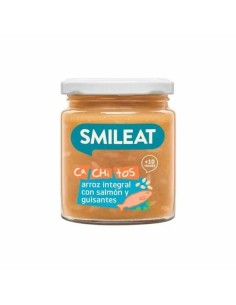 Tarrito con cachitos de Arroz con Salmon y Guisantes 230 gr. ECO 2