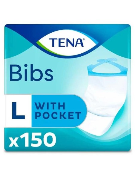 Tena Bibs Talla L, 150 Unidades