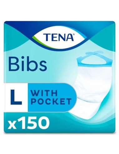 Tena Bibs Talla L, 150 Unidades