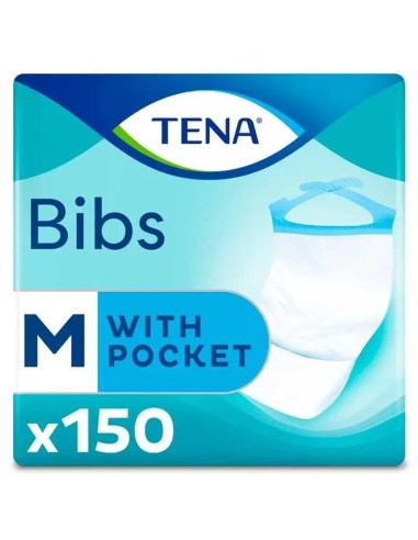 Tena Bibs Talla M, 150 Unidades
