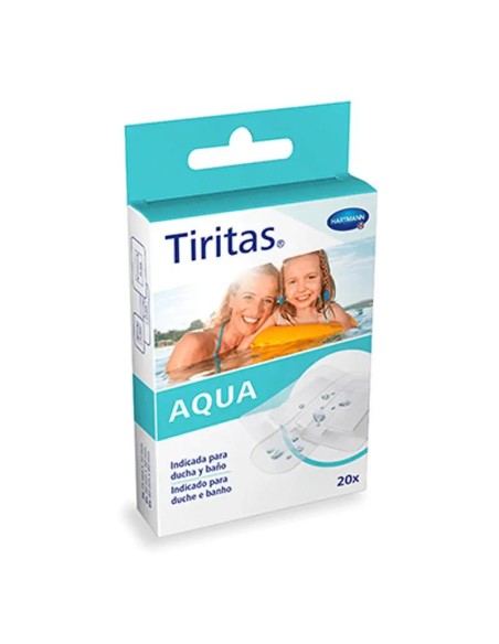 Tiritas Aqua Surtido 3 Tamaños 20 unidades Tiritas Aqua Surtido 3 Tamaños 20 unidades