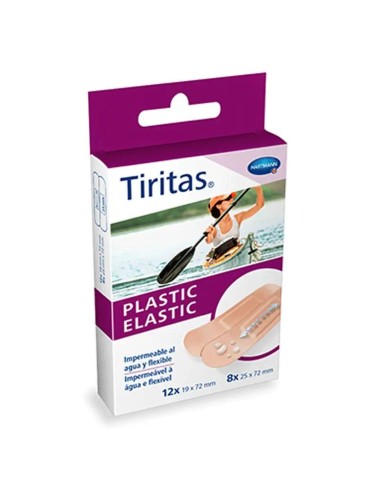 Tiritas Plastic Elastic Surtido 2 Tamaños 20 unidades