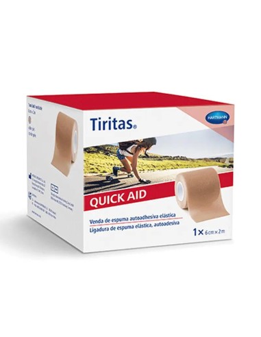 Tiritas Quick Aid 6Cmx2M Nude 1Ud