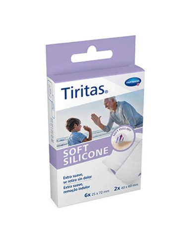 Tiritas Soft Silicone Surtido 2 Tamaños 8 unidades