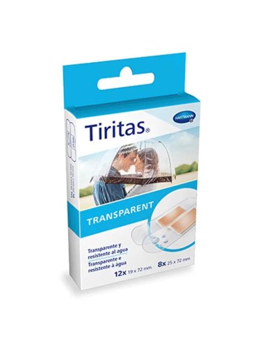 Tiritas Transparent Surtido 2 Tamaños 20 unidades