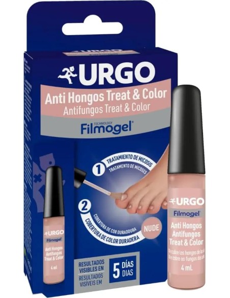 Urgo - Anti-hongos Treat & Color Filmogel - Frasco 4 ml