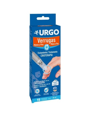 Urgo - Verrugas Crioterapia - Frasco 38 ml, 15 tratamientos