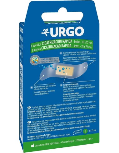 Urgo Cicatrización Rápida, 8 Apósitos