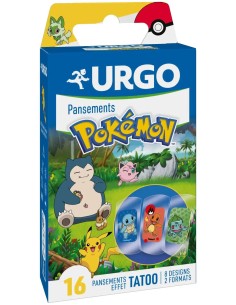 Urgo Primeros Auxilios Pokemon - 16 Apósitos, 16 unidades