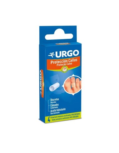Urgo Protector Callos Tubos Reutilizables Precortados , 4 unidades