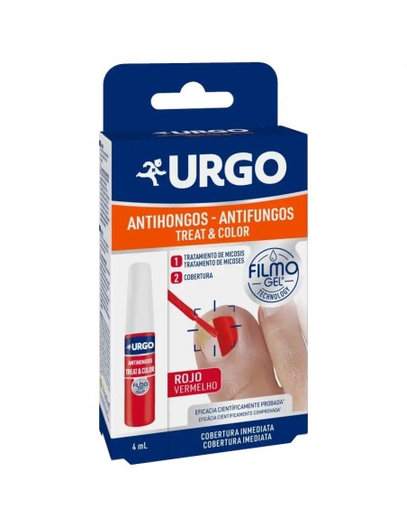 Urgo Anti-hongos Treat & Color Filmogel Rojo Frasco 4 ml