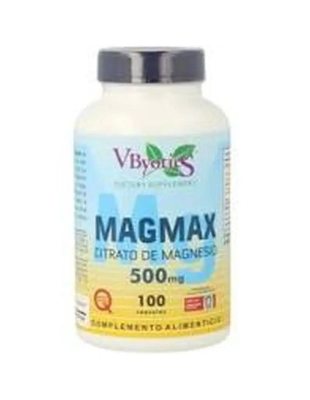V.Byotic Magmax Magnesio Citrato 500 Mg, 100 cápsulas