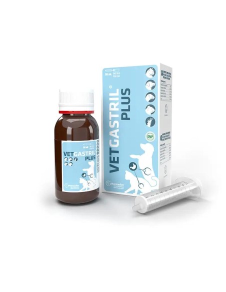 Vetgastril Plus Protector Gástrico para Perros y Gatos, 50 ml