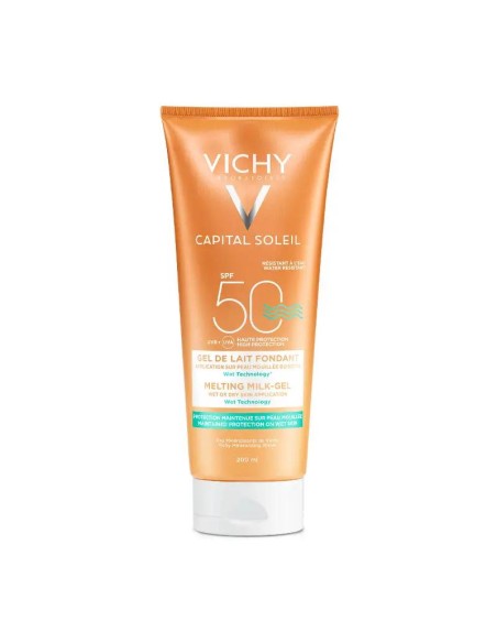 Vichy Capital Soleil Leche Gel Wet Skin SPF 50, 200 ml