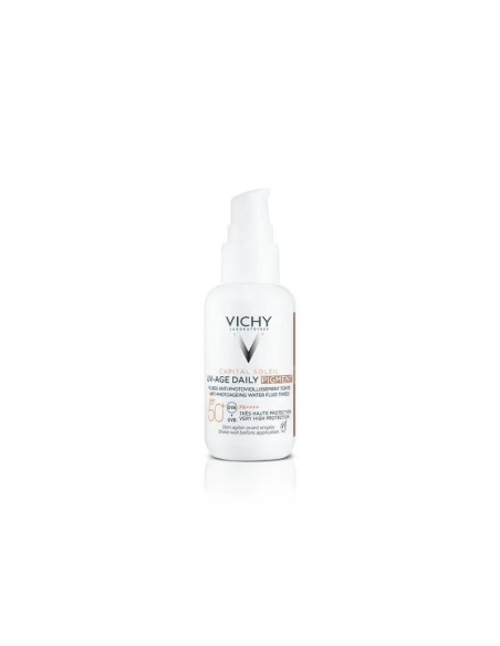 Vichy Capital Soleil Uv Age Fluido Fotoprotector Diario Color Medium Spf 50 40Ml