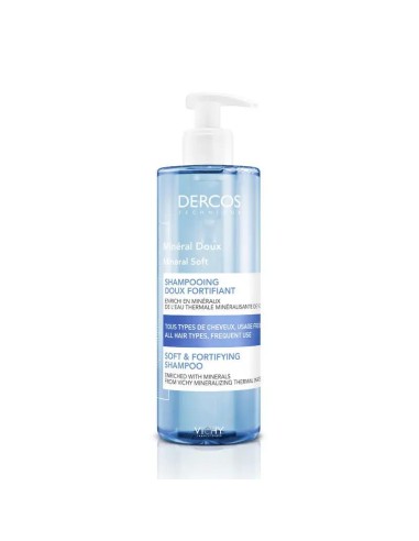 Vichy Dercos Technique Champú Mineral Uso Frecuente 400 ml