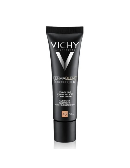 Vichy Dermablend Correction 3D Fondo de Maquillaje Corrector Tono 45 Gold 30 ml