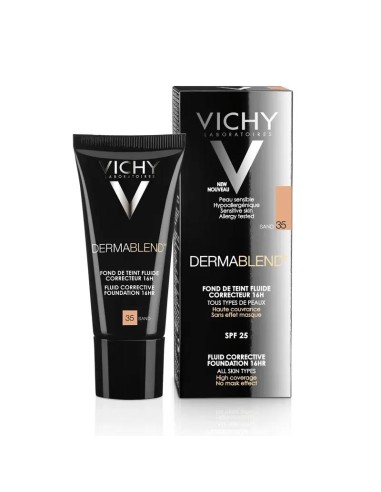 Vichy Dermablend Fluido Corrector Nº 35 Sand 30 ml