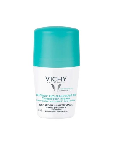Vichy Desodorante Tratamiento Anti-Transpirante 48H Roll-On 50 ml