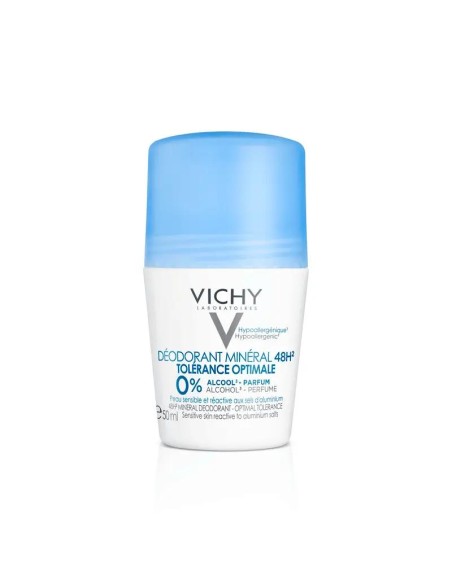 Vichy Desorodante Mineral Tolerancia Óptima 48H Roll-On 50 ml