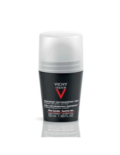 Vichy Homme Desodorante 48H Pieles Sensibles Roll-On 50 ml 2