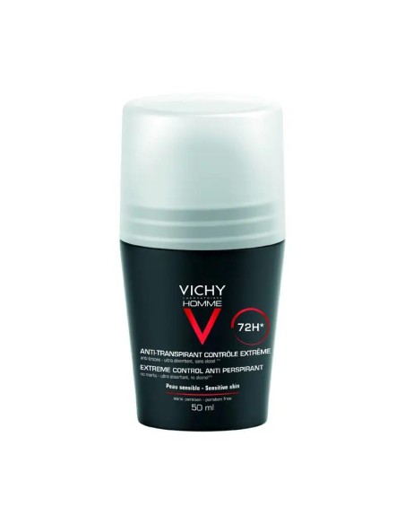 Vichy Homme Desodorante Anti-Transpirante Control Extremo 72H Roll-On 50 ml