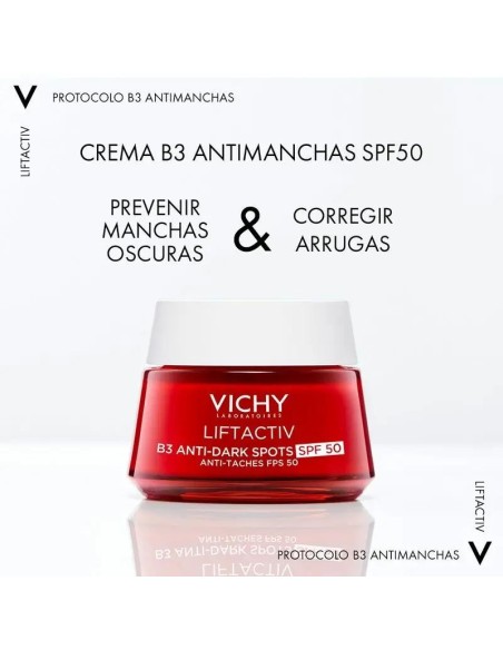 Vichy Liftactiv B3 Crema Dia Antimanchas SPF50, 50 ml