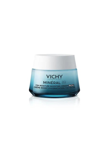 Vichy Minéral 89 Crema Hidratante 72H Rica, 50 ml