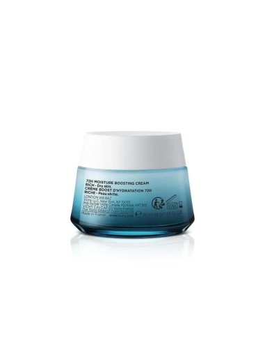 Vichy Minéral 89 Crema Hidratante 72H Rica, 50 ml