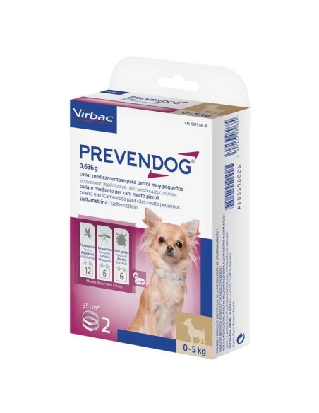Virbac Prevendog Collar Antiparasitario 35 cm 2 unidades