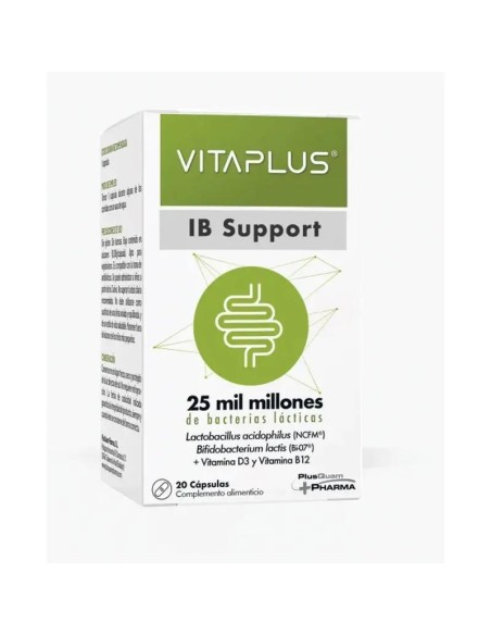 Vitaplus Ib Support, 20 capsulas