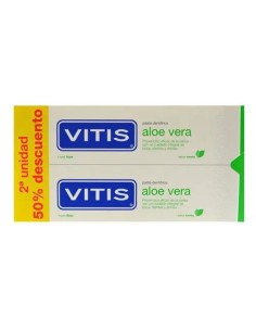 VITIS Aloe Vera Pasta Dentífrica 2 unidades x 150 ml