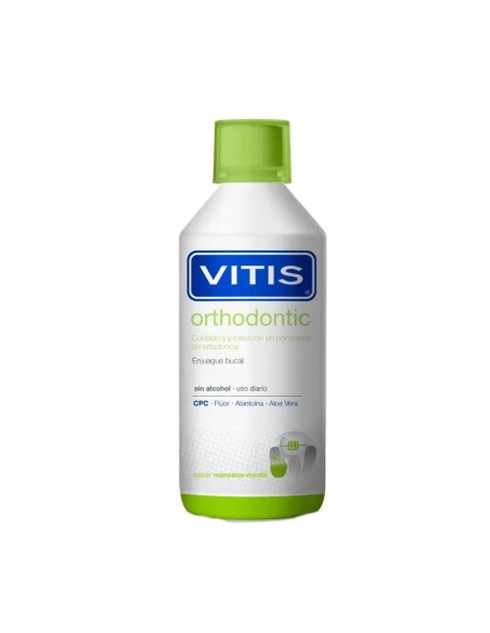 VITIS Orthodontic Colutorio Sabor Manzana Menta 1000 ml VITIS Orthodontic Colutorio Sabor Manzana Menta 1000 ml